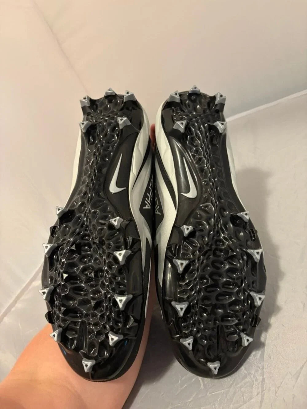 Nike Alpha Menace Varisty 4 Oregon Player PE Football Cleats Black IB4042 001